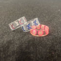 Clear Rings Set Of 3