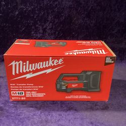 🧰🛠Milwaukee M18 1/4 HP Cordless Transfer Pump-NEW IN BOX!(Tool Only)-$190!🛠🧰