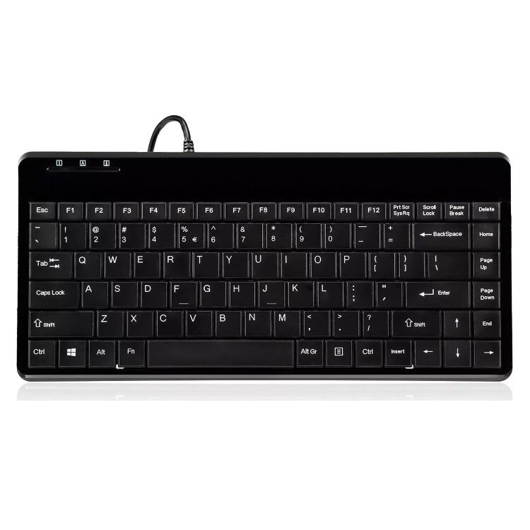 PERIBOARD-409 Mini Keyboard - PS2 Interface - 12.40x5.79x0.79 Inch