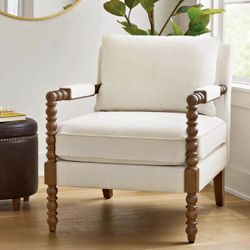 Farmhouse living room accent chair - NEW