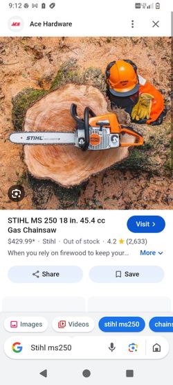 Stihl MS 250 18-Inch Gas Chainsaw