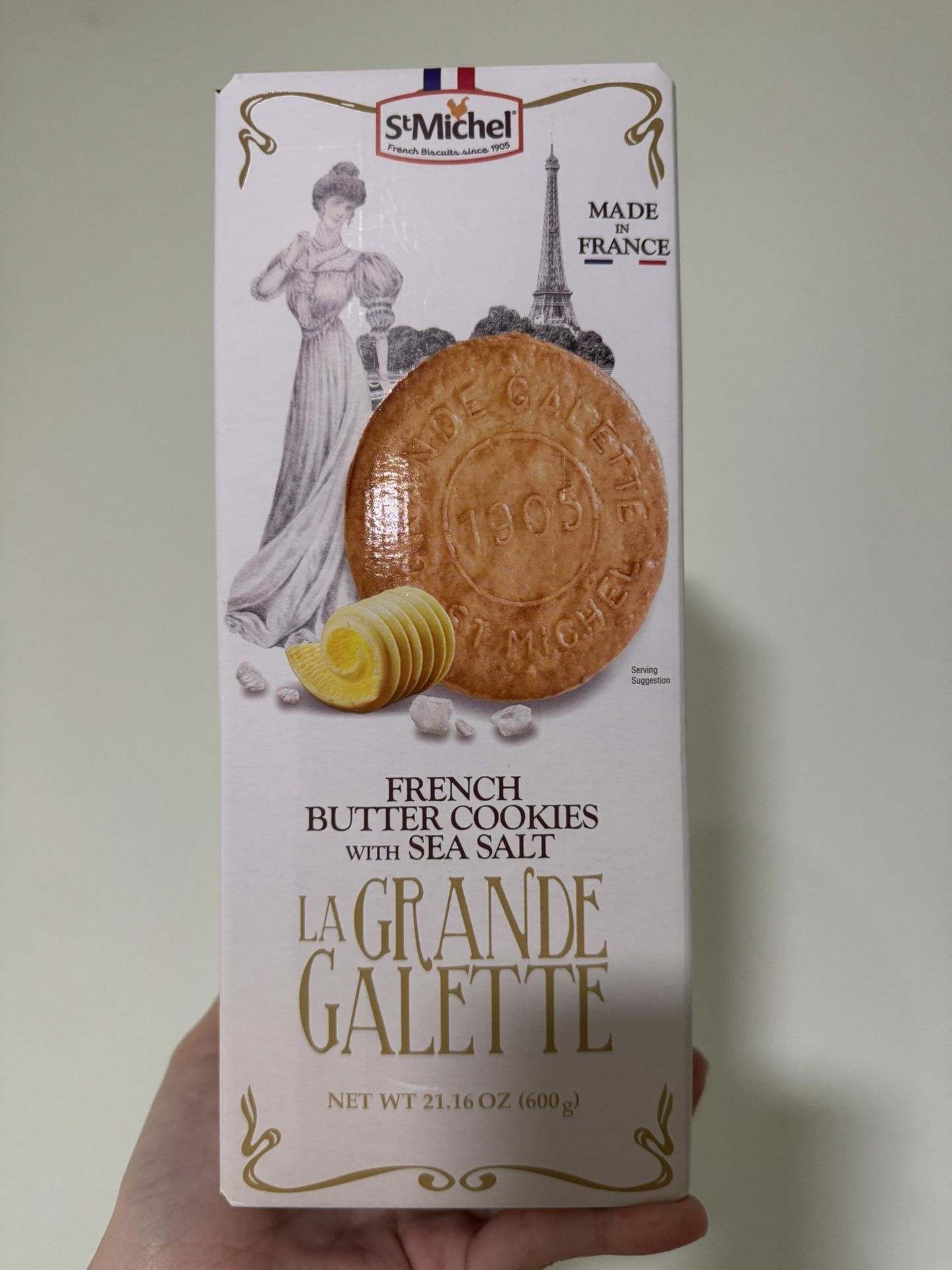 St Michel French Butter Cookies With Sea Salt La Grande Galette Made In France 600g New Sealed
