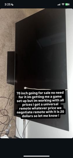 Just tryna get it gone 70 inch