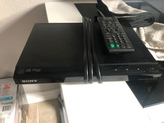 Sony DVD player with remote