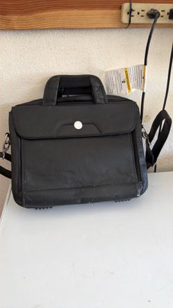 Dell Laptop Carrying Case / Business Briefcase – Excellent Condition Leather