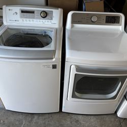 Lg Top Load Washer And Gas Dryer