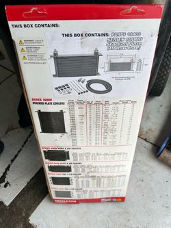 Derale Series 10000 Stacked Plate Oil Cooler 19 Row