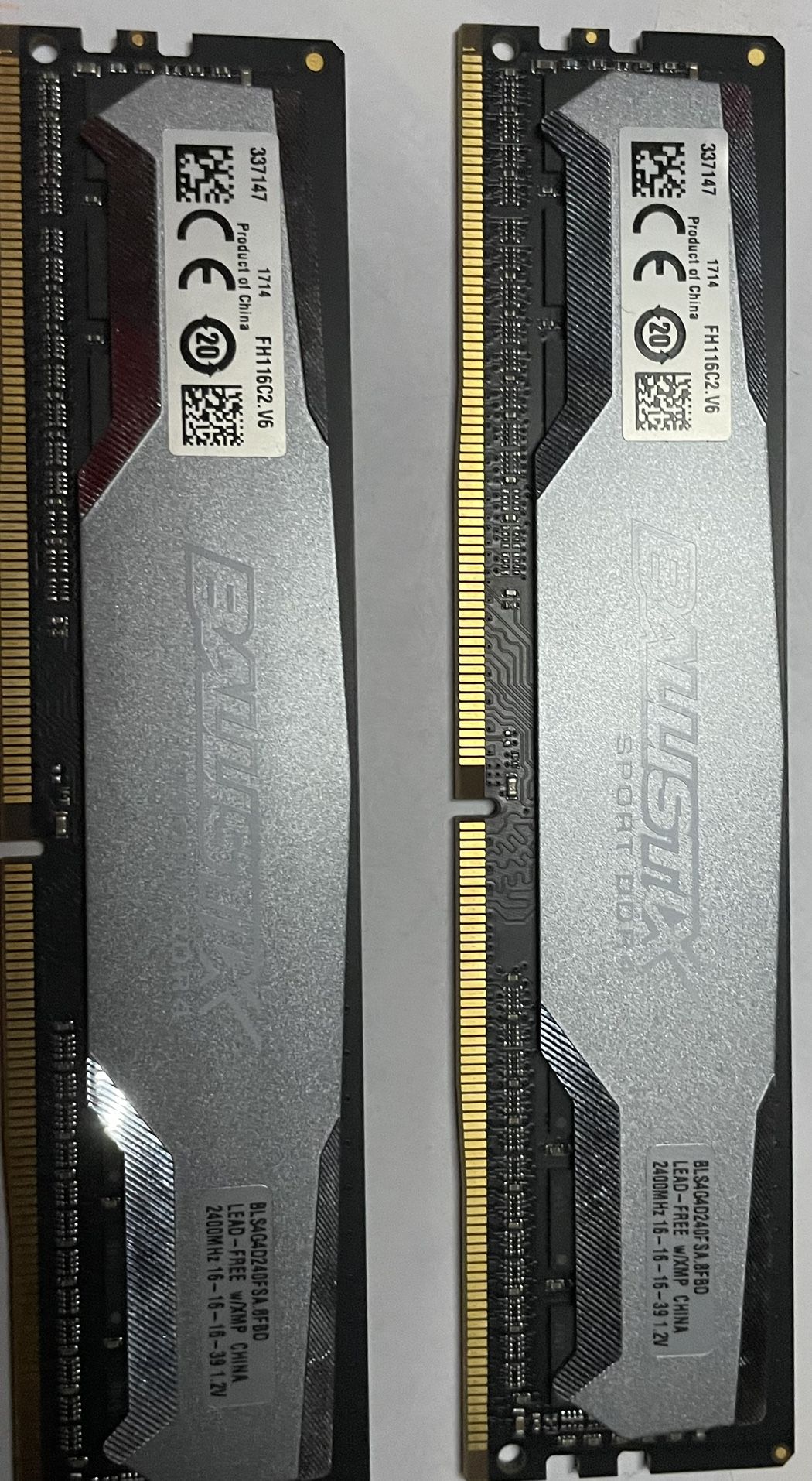 crucial ballistix sport 8gb (2 x 4gb) ddr4 2400 ram