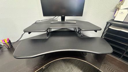 Varidesk Black Sit-Stand Desk Riser