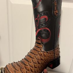 Men’s python boots
