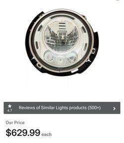 Jeep jk mopar LED headlights