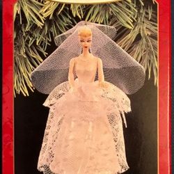 1997 Barbie Wedding Day Hallmark  Ornament