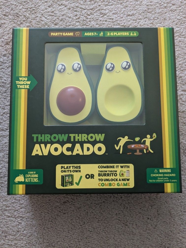 Throw Throw Avocado Party Game