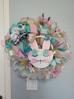 Hand Made Easter Wreath 