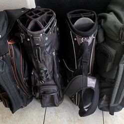 Golf bags $40 each men and women Unisex stand, cart multiple pockets 