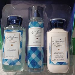 Bath & Body Works  Gingham Gift Box 