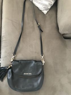 Authentic black Michael Kors body bag purse $100