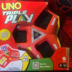 Uno Triple Play Card Game