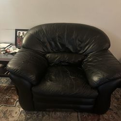 3 Piece Black Couch Set 