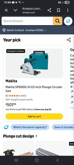 Brand new makita 6-1/2 inch circular saw