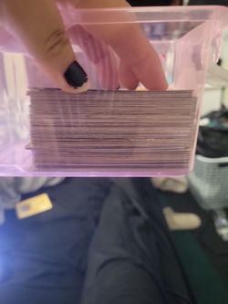 Large Lot of Trading Cards in Storage Box