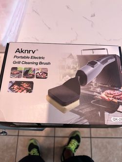 Aknrv Portable Electric Grill Cleaning Brush