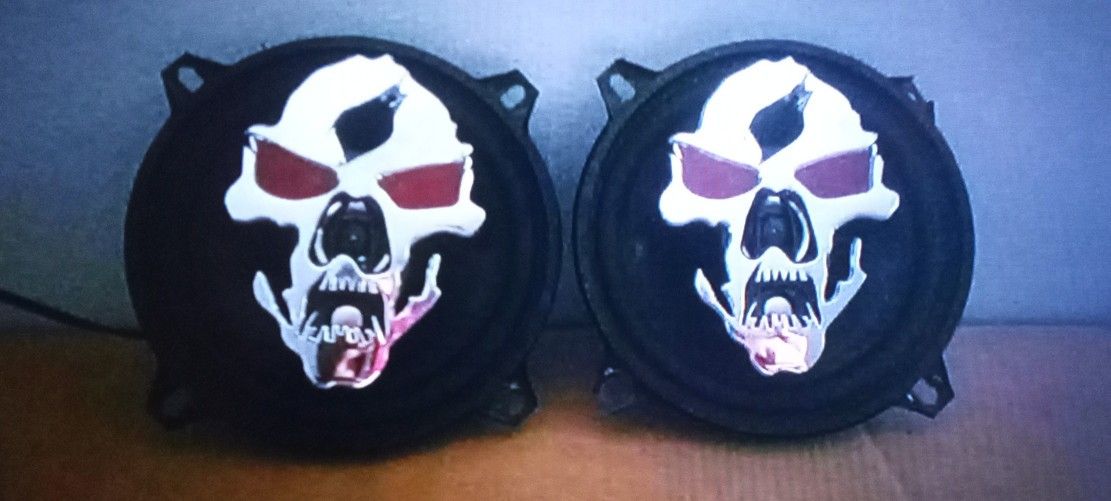 BOSS SK553 PHANTOM SKULL 3-Way Speaker Pair