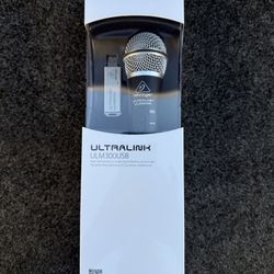 Behringer Cordless USB Microphone Behringer ULTRALINK ULM300USB High-Performance 2.4 GHz Digital Wireless System