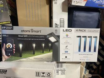 Atomi Smart WiFi LED Pathway Lights - 4 Pack Starter Kit,