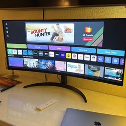Lg 34 inch curved smart monitor