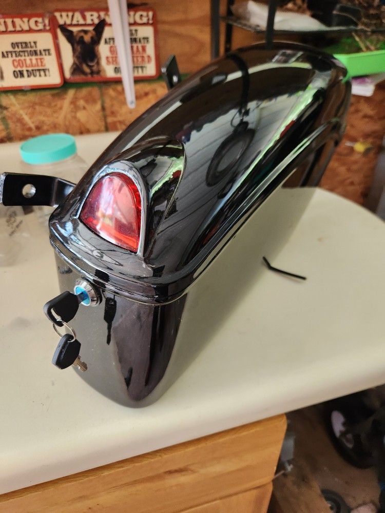 Saddle bags.