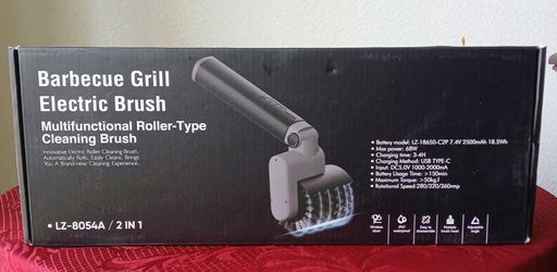 Rechargeable 3 Speed Electric Grill Brush