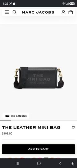 NEW Marc Jacobs The Leather Mini Bag