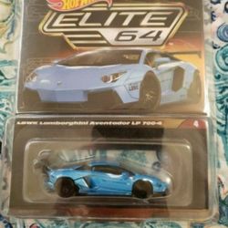 Hot Wheels Elite 64 Lamborghini Aventador Limited Edition Mint Condition