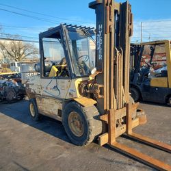 Forklift Hyster H-100 / Cab & Heat 3 Stage Mast 