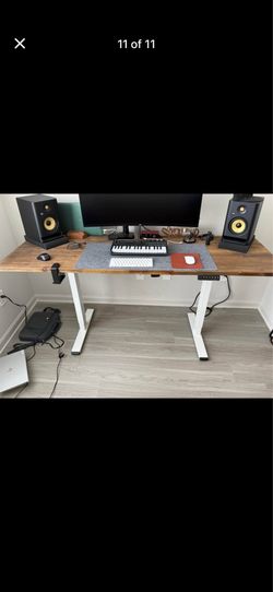 Computer desk and chair