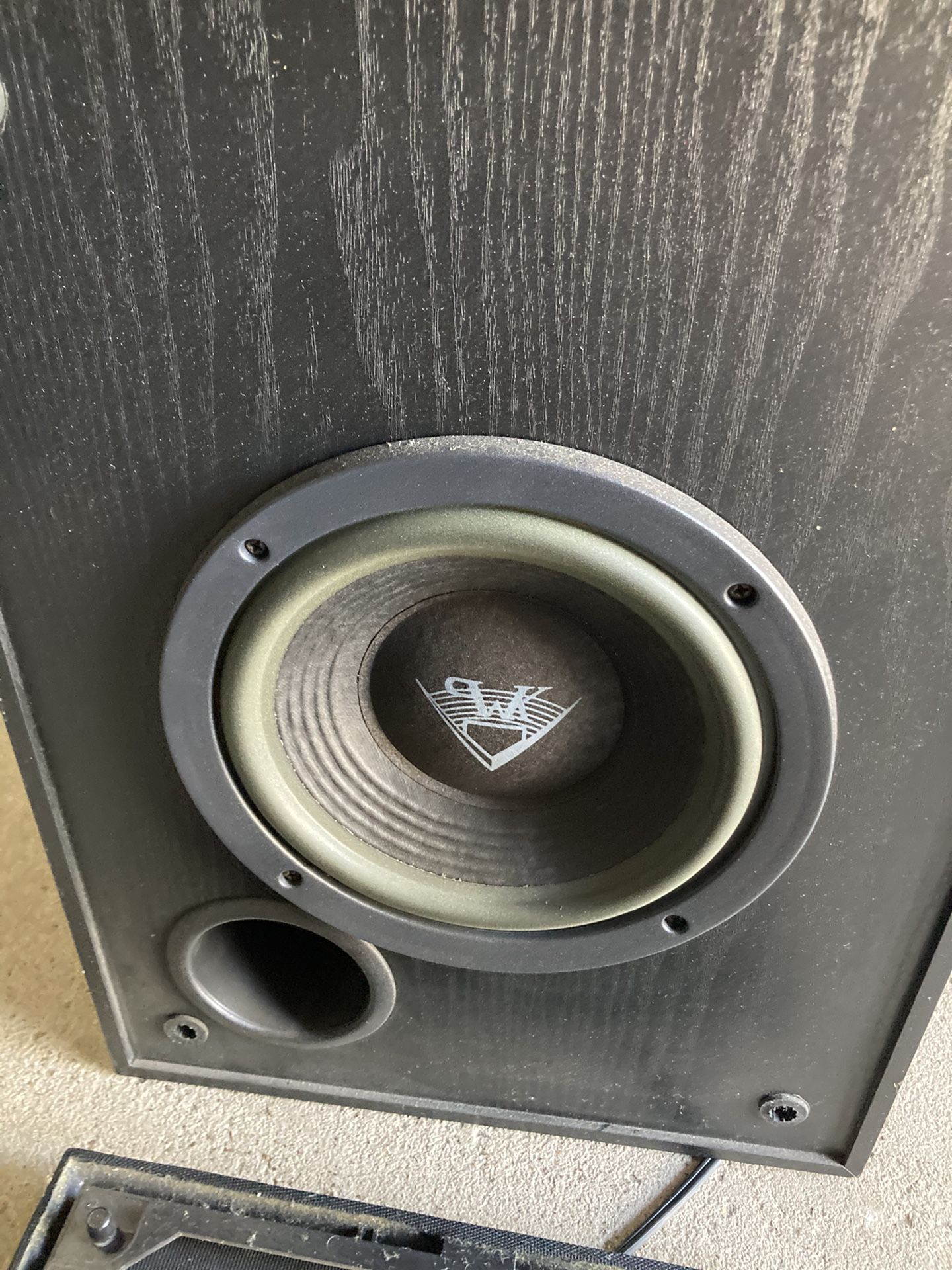 Klipsch Subwoofer And Polk Audio Speakers