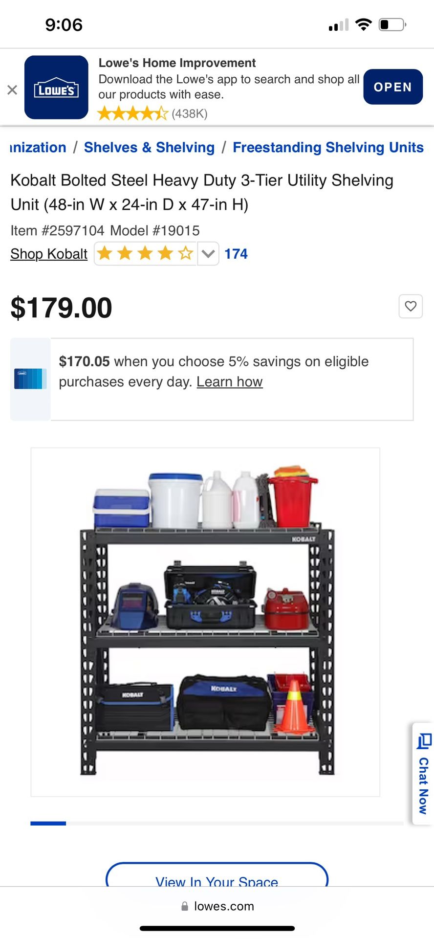 KOBALT Shelving for Sale in San Antonio, TX OfferUp