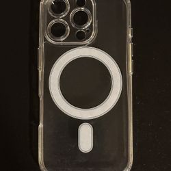 iP 16 Pro Magnetic Case Transparent