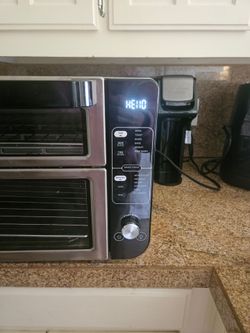 Ninja double oven air fryer 12 in 1 flex door
