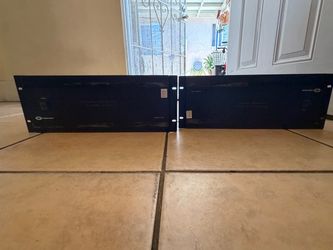 Two Crestron CNAMPX-16X60 16-Channel 60W Professional Audio Amps