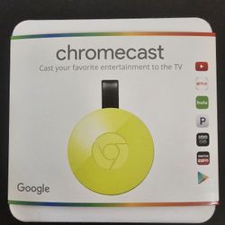 USED GOOGLE CHROMECAST 2NG GENN LEMONADE YELLOW