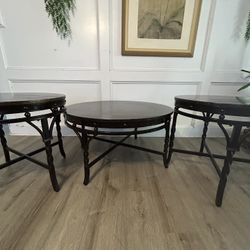 Set Of Three Round Tables
