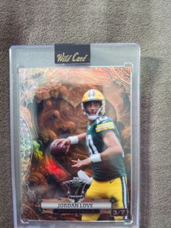 Jordan Love numbered rookie in a sealed slab three of seven