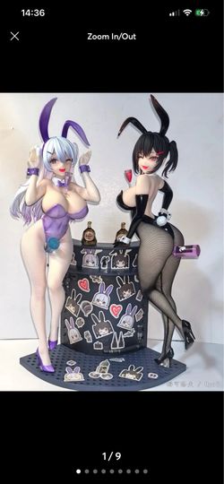 BearPanda Asanagi Bunny Girl w/ Bar Counter Xia & Lin illustration 1/6 Figure