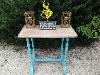 Farmhouse rustic console table