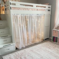 Twin Loft Style Bunk Bed 