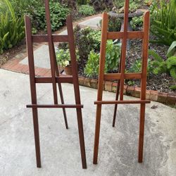 2 Antique Easels