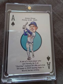 Shohei ohtani rare ace card in mag