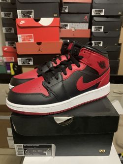 Jordan 1 Mid Banned Size 7Y